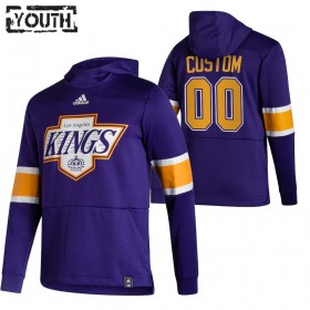 Lasten NHL Los Angeles Kings Custom 2020-2021 Reverse Retro Pullover Hooded Sweatshirt